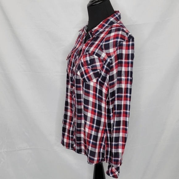 RAILS Long Sleeve Button Up Plaid Collared Blouse - Picture 8 of 11